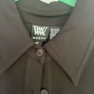 Stretch jersey shirt dress